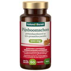 Pijnboomschors 500mg Gestandaardiseerd Op 95% Proanthocyanides - 60 capsules