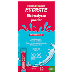 Hydrate Elektrolytenpoeder Framboossmaak - 30 sticks