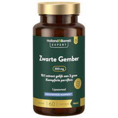 Expert Zwarte Gember 300mg 10:1 Extract Gelijk Aan 3 Gram Kaempferia Parviflora Liposomaal - 60 capsules