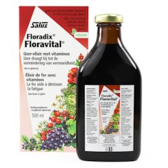 Floradix Floravital Ijzer-Elixir met Vitaminen - 500ml