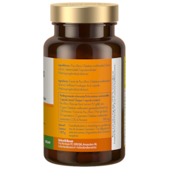 Pau d'Arco 500mg 15:1 Extract Gelijk Aan: 7.5 Gram Tabebuia Avellanedae - 60 capsules