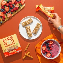 MadeGood Mornings Soft Baked Oat Bar Cinnamon Bun - 5x30g