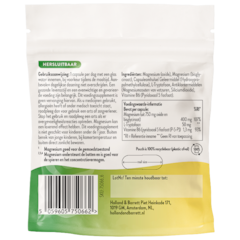 Afbeelding 2 voor 30DAYS Magnesium 400mg + L-Tryptofaan 50mg - 30 capsules