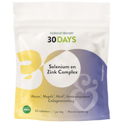 Afbeelding 1 voor 30DAYS Selenium En Zink Complex - 30 tabletten