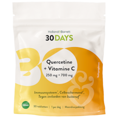 Image 1 for 30DAYS Quercetine 250mg + Vitamine C 700mg - 30 tabletten