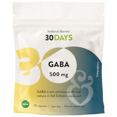 Image 1 for 30DAYS GABA 500mg - 30 capsules