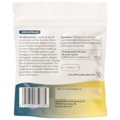Image 2 for 30DAYS GABA 500mg - 30 capsules