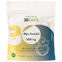 Image 1 for 30DAYS Myo-Inositol 500mg - 30 capsules