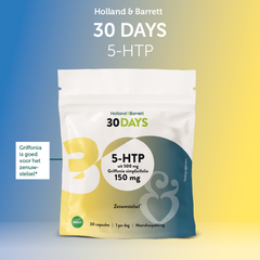 Afbeelding 3 voor 30DAYS 5-HTP 150mg Uit 500mg Griffonia Simplicifolia - 30 capsules