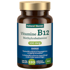 Vitamine B12 Methylcobalamine 100mcg - 120 tabletten