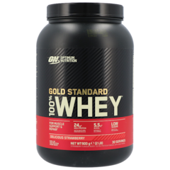 Optimum Nutrition Gold Standard 100% Whey Fraise Délicieuse - 900g