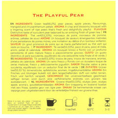 The Playful Pear • Thé Vert Poire - 10 sachets