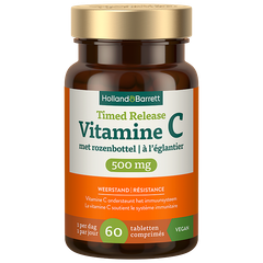 Afbeelding 1 voor Timed Release Vitamine C 500mg met Rozenbottel - 60 tabletten