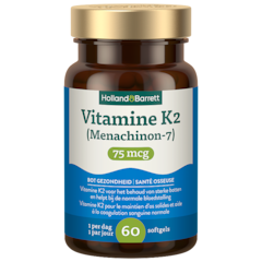 Afbeelding 1 voor Vitamine K2 75mcg - 60 softgels
