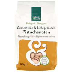 Afbeelding 1 voor Biologische Geroosterde & Gezouten Pistachenoten - 125g