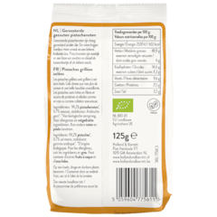 Afbeelding 2 voor Biologische Geroosterde & Gezouten Pistachenoten - 125g
