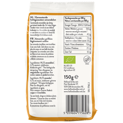 Afbeelding 2 voor Biologische Geroosterde & Gezouten Amandelen - 150g