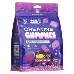 Afbeelding 1 voor Creatine Gummies Blackcurrant - 80 gummies