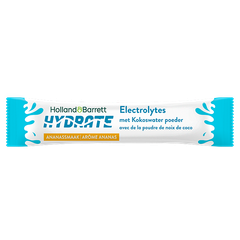 Afbeelding 3 voor Hydrate Elektrolyten met Kokoswaterpoeder Ananassmaak - 14 sticks