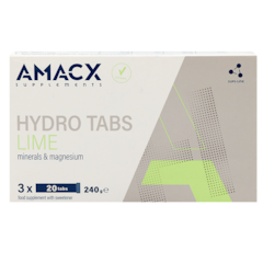 Hydro Tabs Magnésium et Minéraux Citron Vert - 3 x 20 comprimés