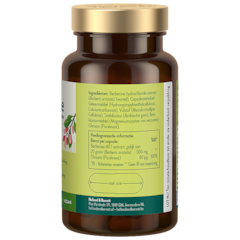 Afbeelding 2 voor Berberine 500 mg 40:1 Extract: Gelijk Aan 20 Gram Berberine + Chroom - 60 capsules