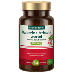 Afbeelding 1 voor Berberine Aristata-wortel 500 mg - 60 capsules