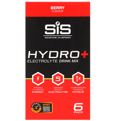 Afbeelding 2 voor Science in Sport Hydro+ Electrolyte Drink Mix Berry - 6x4,5g