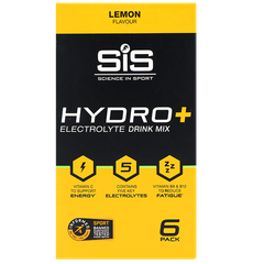 Afbeelding 2 voor Science in Sport Hydro+ Electrolyte Drink Mix Lemon - 6x4,1g