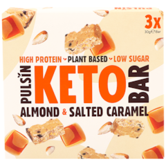 Keto Almond & Salted Caramel Multipack 3 x 30g