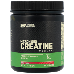 Afbeelding 1 voor Micronised Creatine Powder Fruit Punch - 247,5g