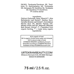 Afbeelding 3 voor Tandpasta Munt & Groene Thee Fluoridevrij - 75ml