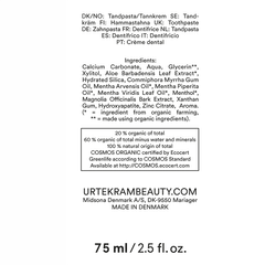 Afbeelding 3 voor Whitening Tandpasta Fresh Mint Fluoridevrij - 75ml