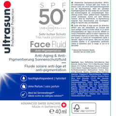 Afbeelding 3 voor Anti‑Pigmentation SPF50+ Face Fluid - 40ml