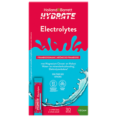 Afbeelding 1 voor Hydrate Elektrolytenpoeder Framboos - 30 sticks