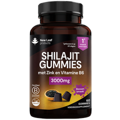 Afbeelding 1 voor Shilajit Gummies met Zink en Vitamine B6 - 60 gummies