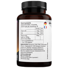 Afbeelding 3 voor Shilajit Gummies met Zink en Vitamine B6 - 60 gummies