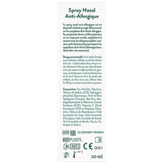 Afbeelding 3 voor Neusspray Anti-allergie - 20 ml