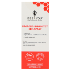 Afbeelding 1 voor Propolis-Immuniteit Keelspray - 30 ml