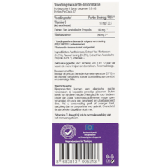 Afbeelding 3 voor Vlierbes Propolis Keelspray Kinderen - 30 ml