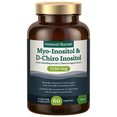 Afbeelding 1 voor Myo-Inositol & D-Chiro Inositol - 60 capsules