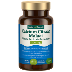 Afbeelding 1 voor Calcium Citraat Malaat 200 mg - 60 tabletten