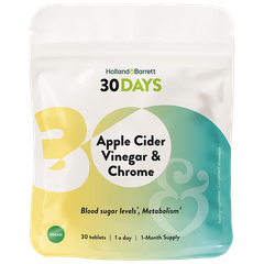 Afbeelding 1 voor 30DAYS Appelazijn & Chroom - 30 tabletten
