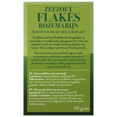 Afbeelding 2 voor Zeezout Flakes Rozemarijn – 175g