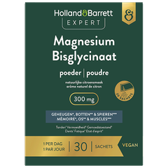 Afbeelding 1 voor Expert Magnesium Bisglycinaat Poeder 300 mg - 30 sachets