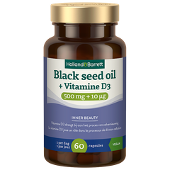 Afbeelding 1 voor Black Seed Oil + Vitamine D3 - 60 capsules