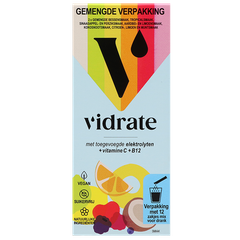 Afbeelding 1 voor ViDrate Gemengde Verpakking - 12 sachets