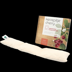 Image 1 pour Cervico Coussin aux Noyaux de Cerises Écru - 13 x 55cm