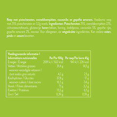 Afbeelding 2 voor Pistachio Amaranth Cacao Bar - 45g
