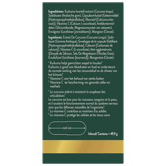 Afbeelding 3 voor Expert Curcuma 315 mg liposomaal - 60 capsules
