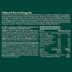 Afbeelding 3 voor Energy Bar Nitrate Raspberry Beetroot Box - 12 x 48g